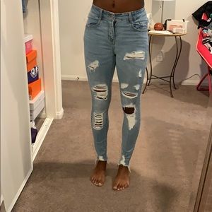 Ankle Cropped Jeans
